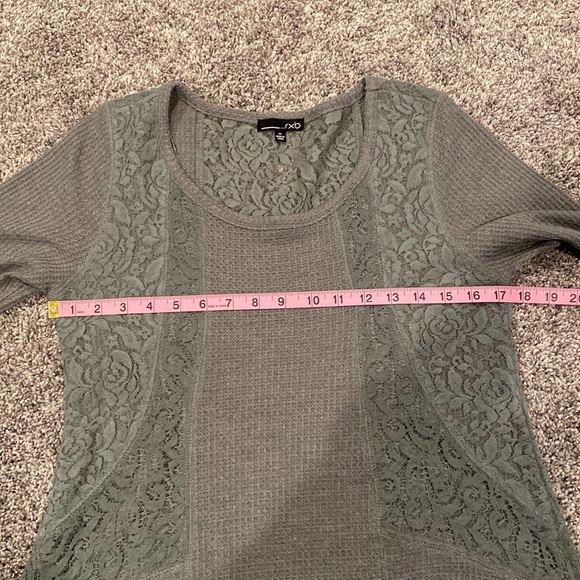 RXB Long Sleeve Waffle Weave Tunic Size: M - Picture 8 of 13